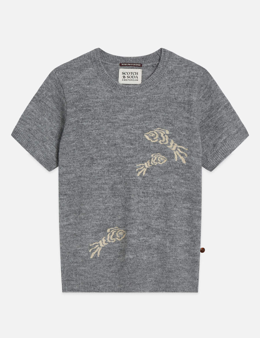 Embroidered SS Pullover