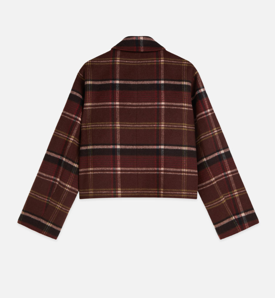 Checked Short Jacket