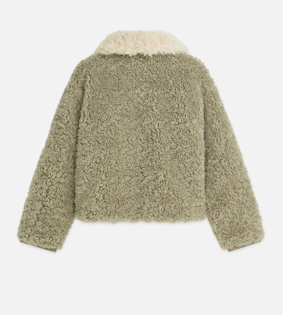 Faux Fur Cropped Jacket