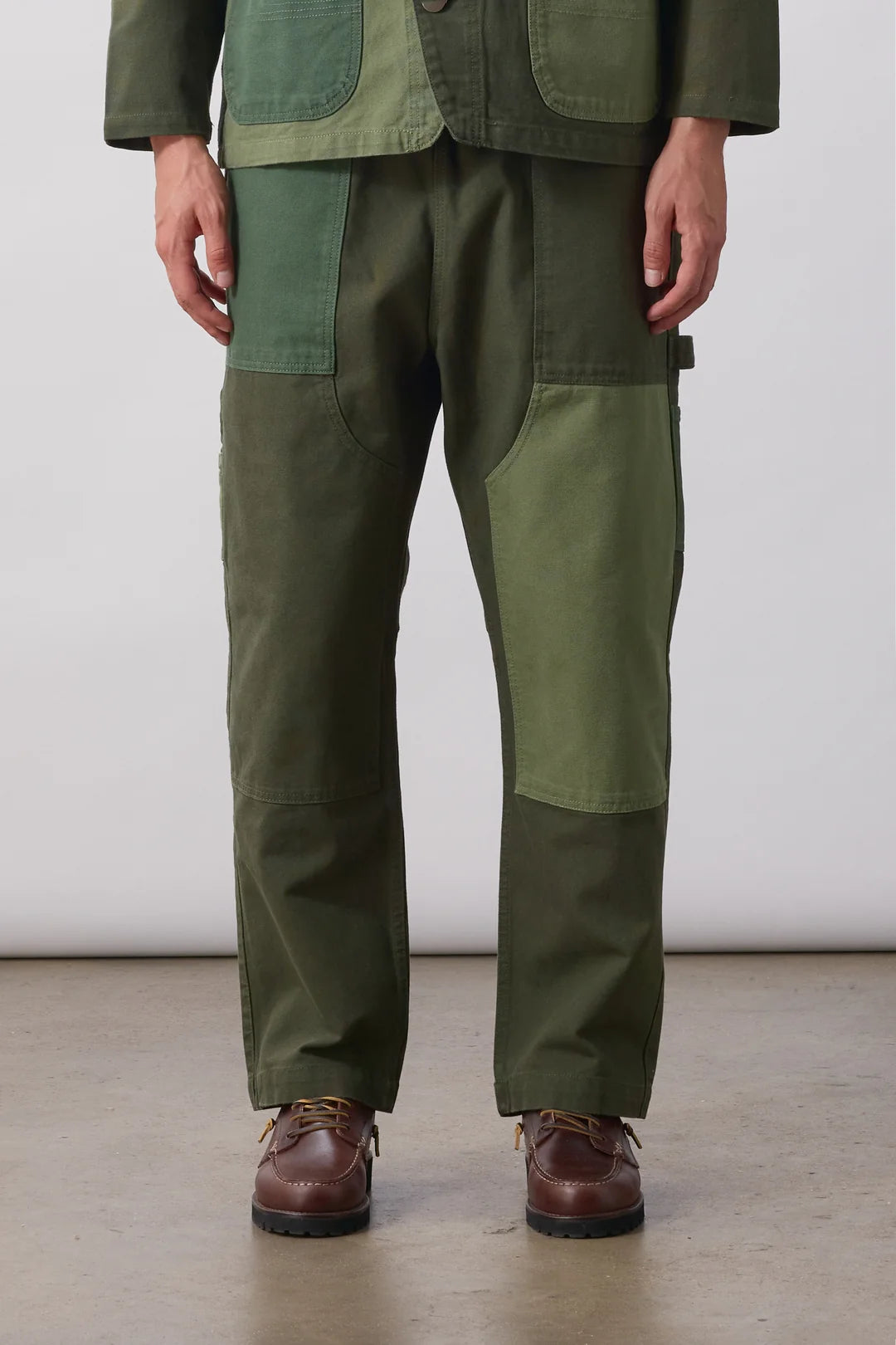 Patchwork Utility Chef Pants