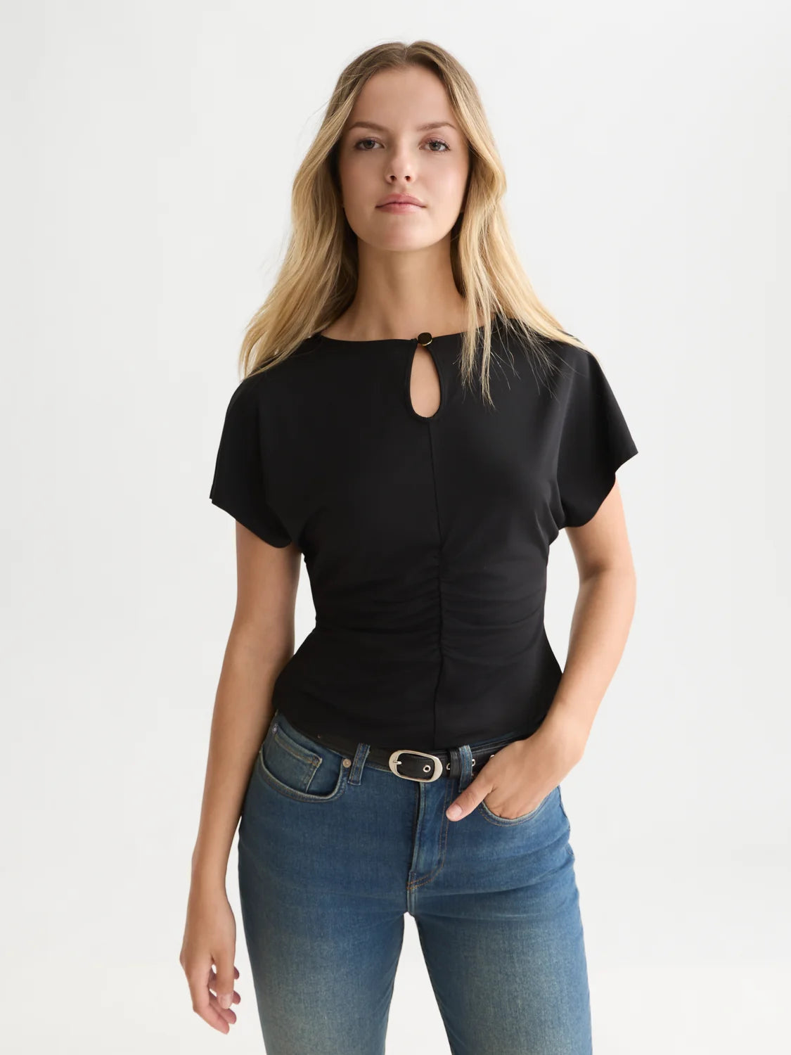 Ruched BatwingTop