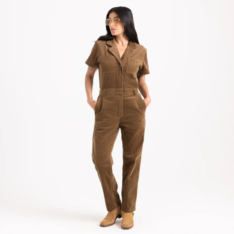 Layover Cord Jumpsuit