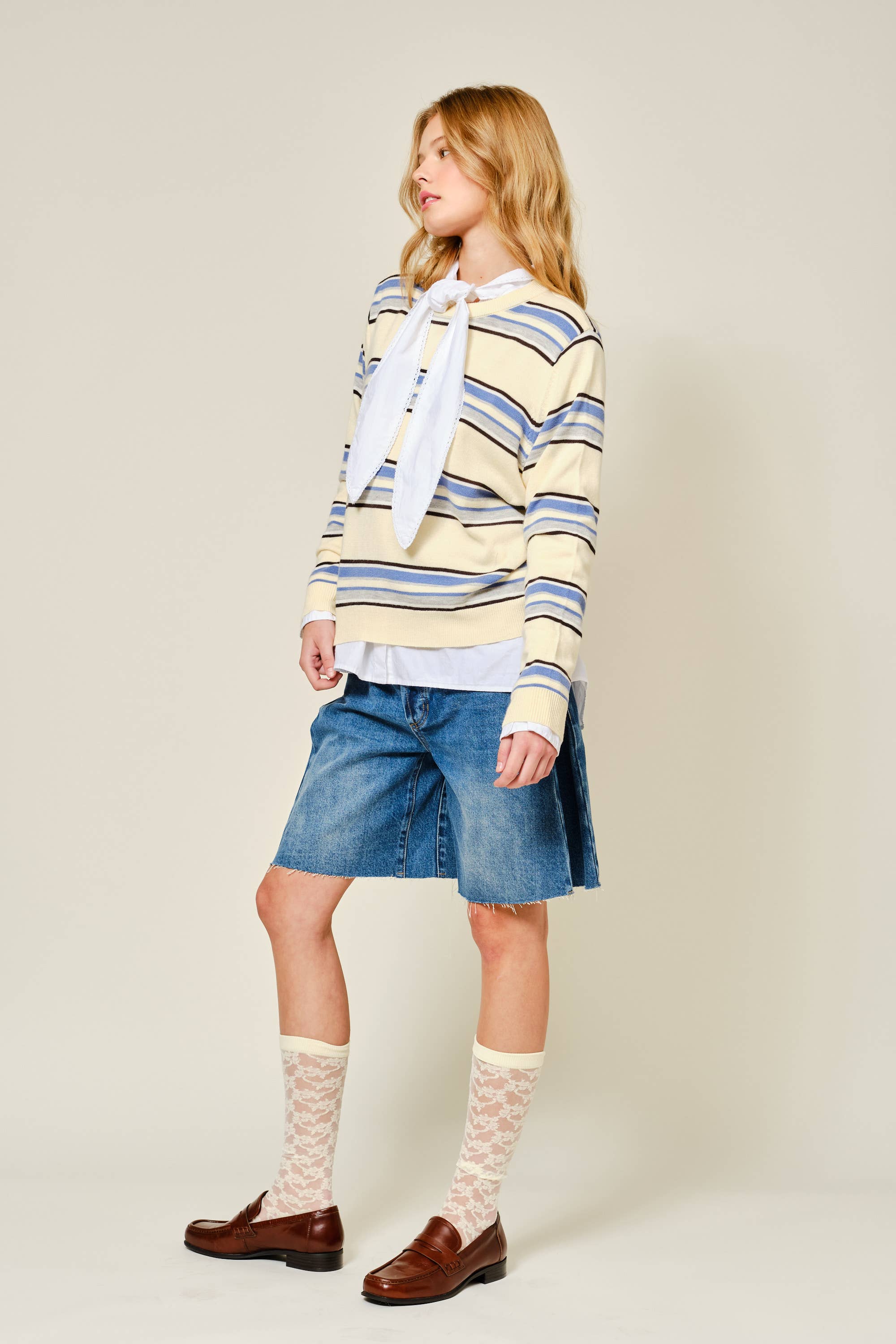 Soft Striped Crewneck - ACME FINE GOODS