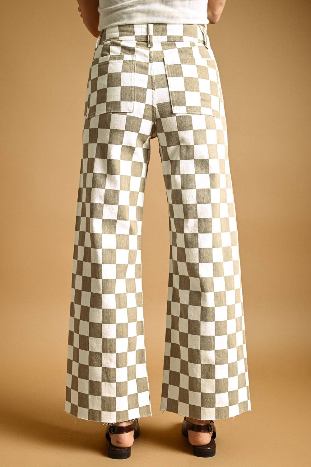Checked Stretch Pant