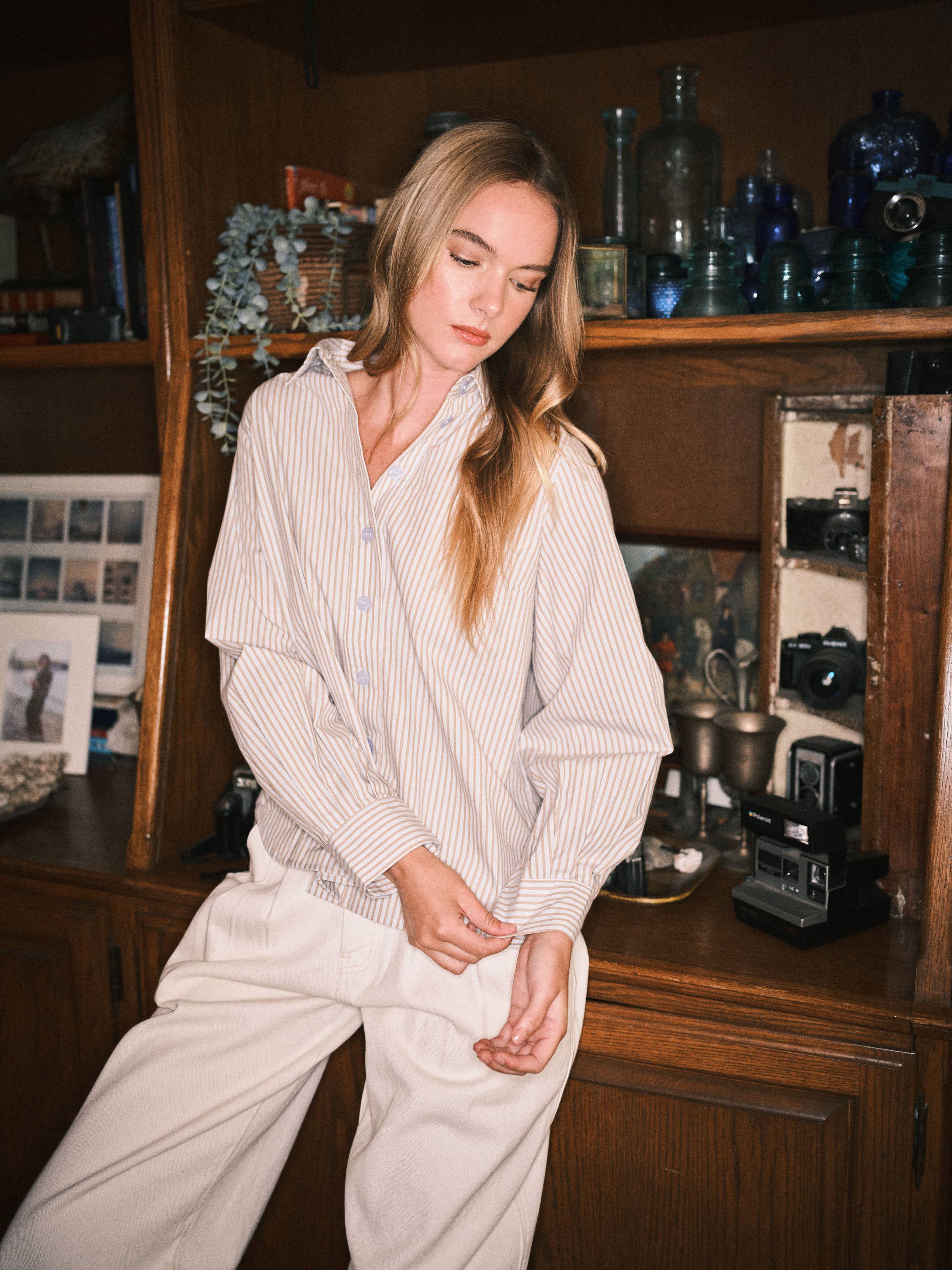 Soft striped button shirt - ACME FINE GOODS