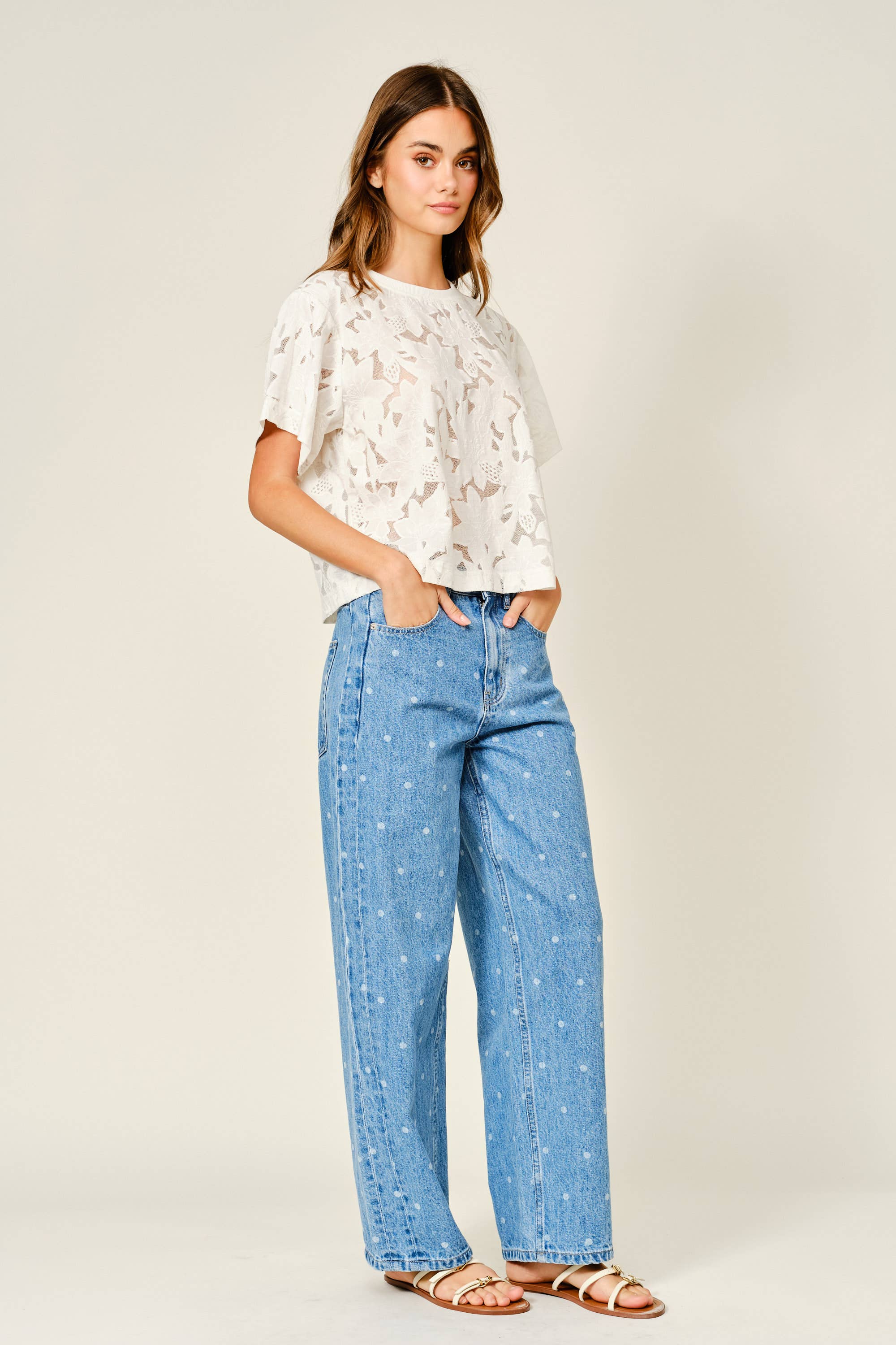 Floral Lace Tee