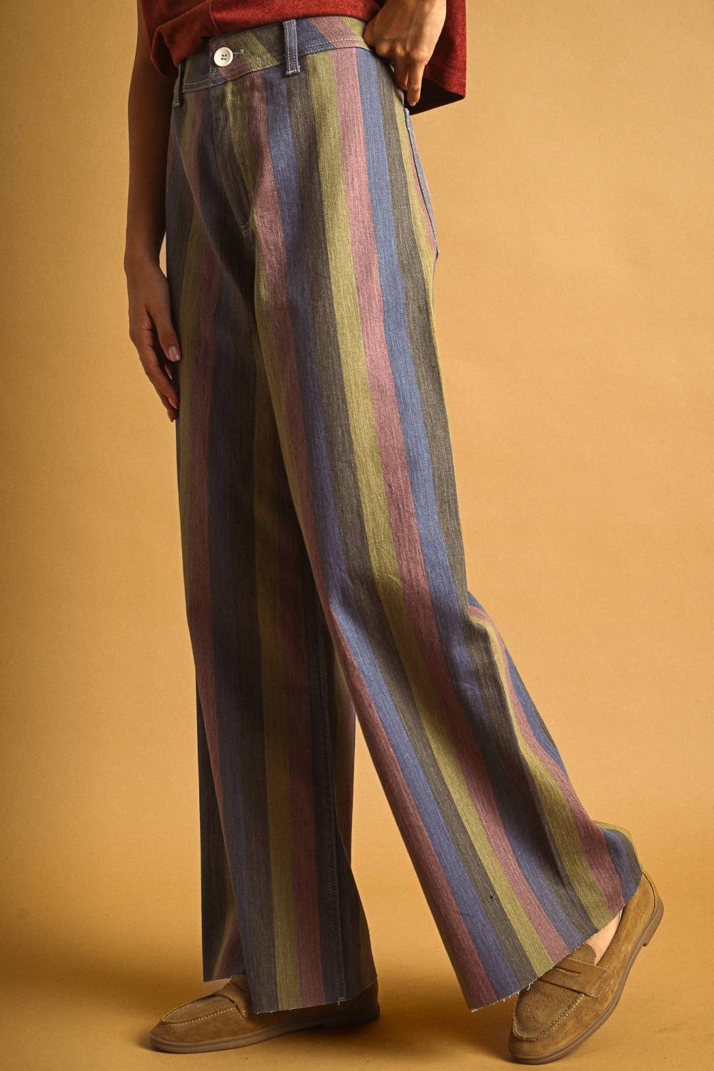 Striped Stretch Pant
