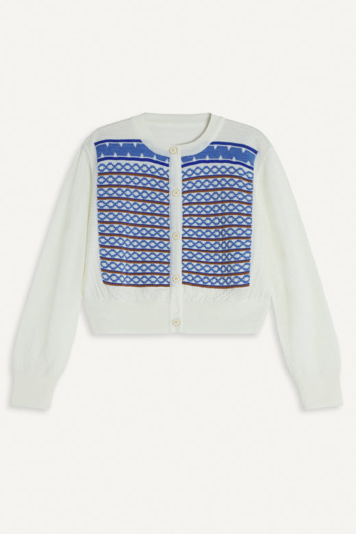 Glorina Jacquard Cardigan - ACME FINE GOODS