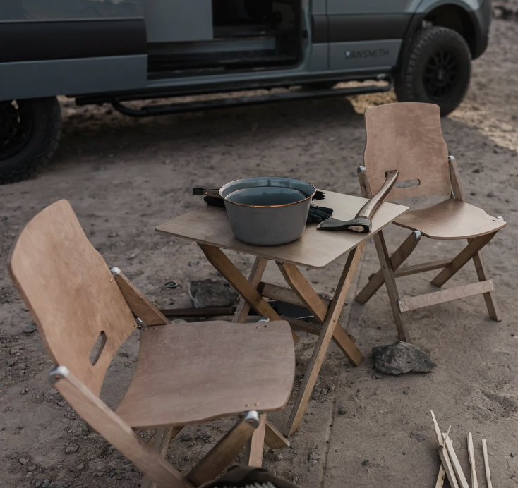 Ridgetop Wood Folding Chair - ACME FINE GOODS
