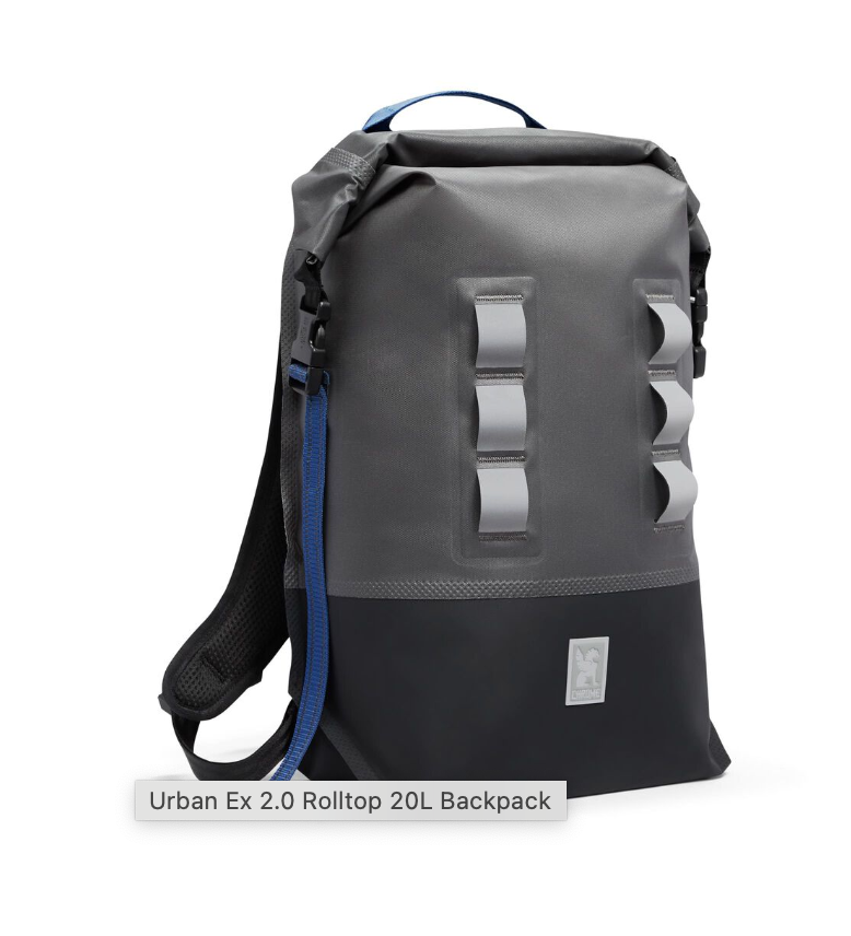 CHROMEクローム URBAN EX 2.0 ROLLTOP 20L Urban Ex Rolltop 20L Pack by Chrome Industries | ACME FINE GOODS
